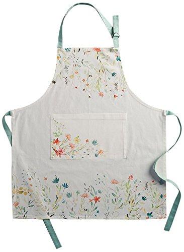 Maison d' Hermine Colmar 100% Cotton Apron with an adjustable neck & visible center pocket, 27.50 - inch by 31.50 - inch