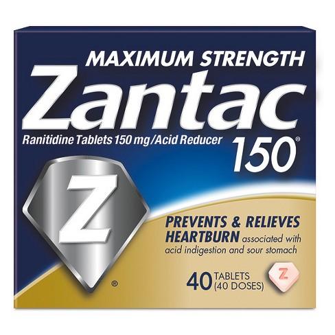 Zantac Heartburn Tablets 150mg - 40ct