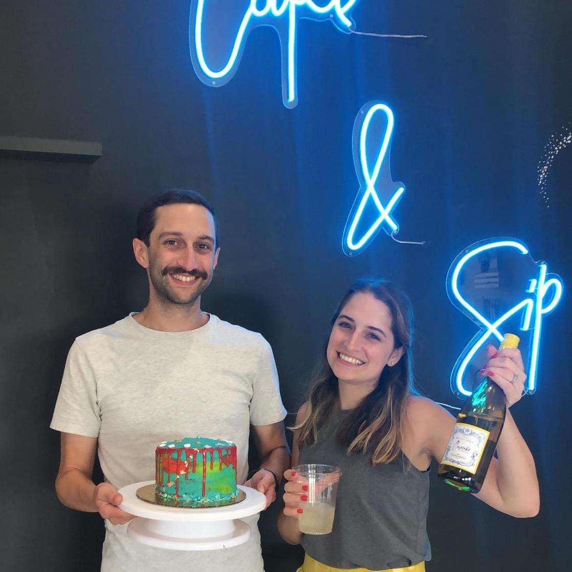 Took a cake decorating workshop during our Atlanta staycation 2021