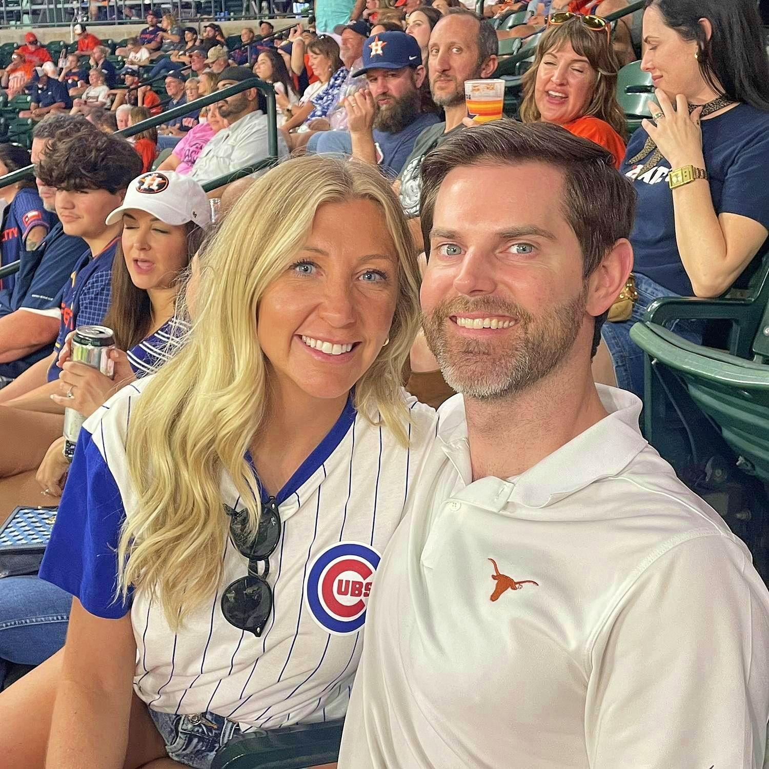 Watching the Cubbies in Houston! Go Cubs Go ❤️💙