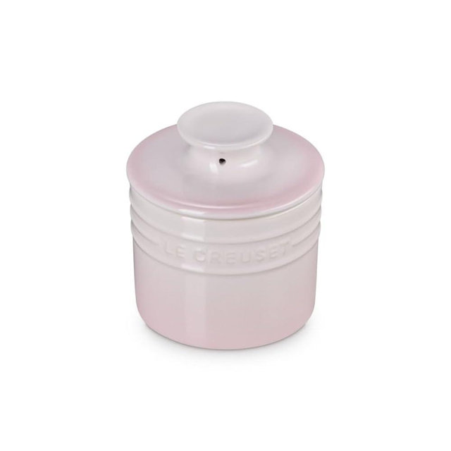 Le Creuset Stoneware Butter Crock, 6 oz., Shell Pink