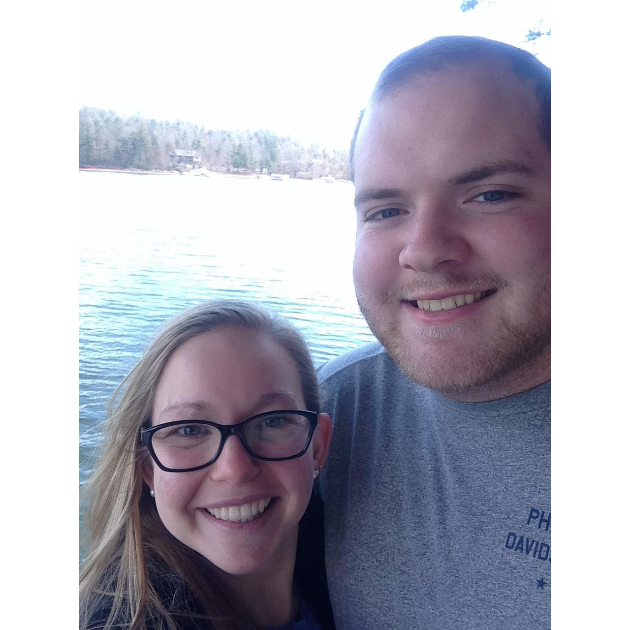 One of many weekend getaway trips to Lake James, North Carolina, 2015.