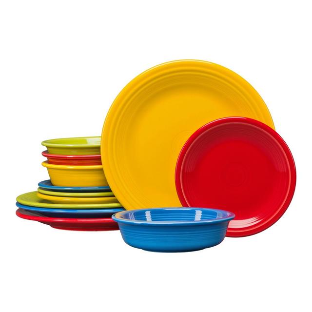 Fiesta® Brights 12-Piece Classic Dinnerware Set