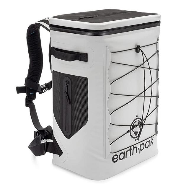 Insulated Backpack Cooler Holds 35 Cans for 72 Hours - Perfect Lunch or Drink Bag for Camping, Hiking, Fishing, Kayaking, Sports, or The Beach - 100% Waterproof Heavy Duty Construction by Earth Pak