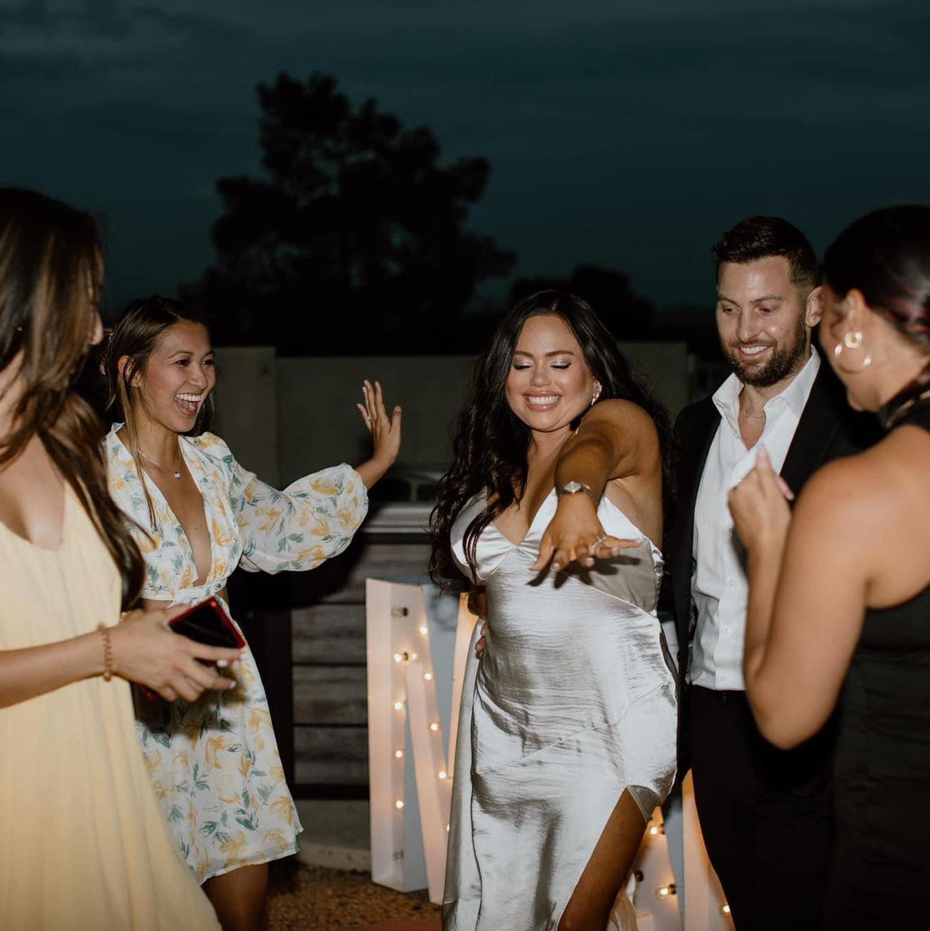 Showing off the ring!