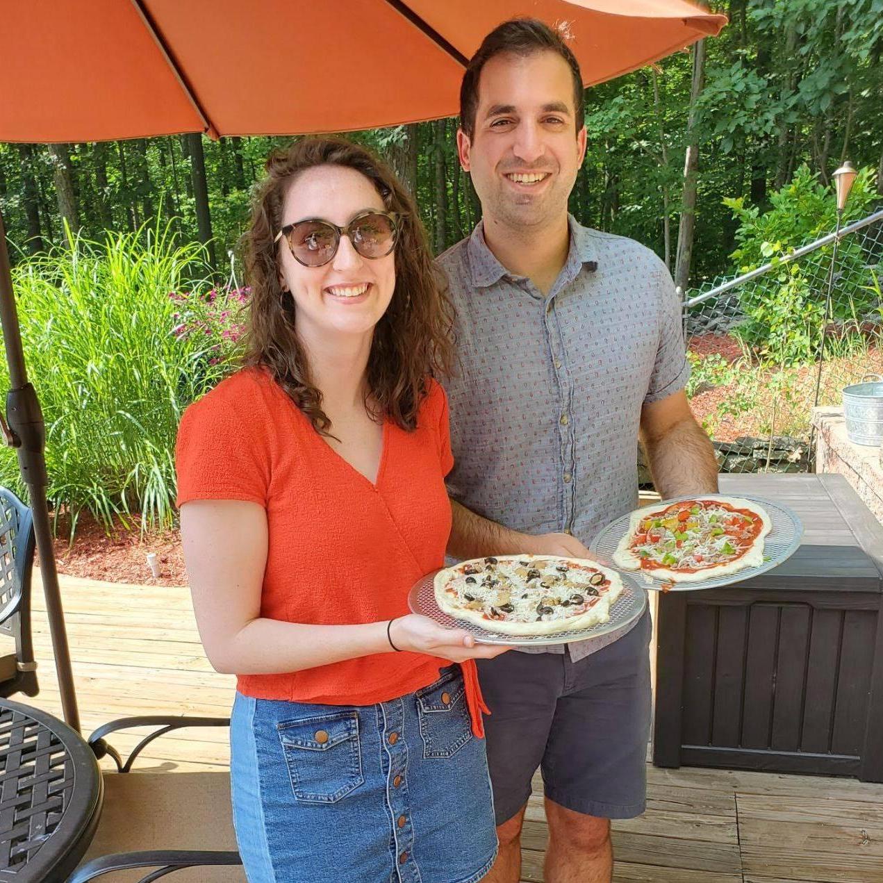 Pizza making is baked into this relationship. Carbs aside, we would make pizza from scratch in the Ooni oven every night
