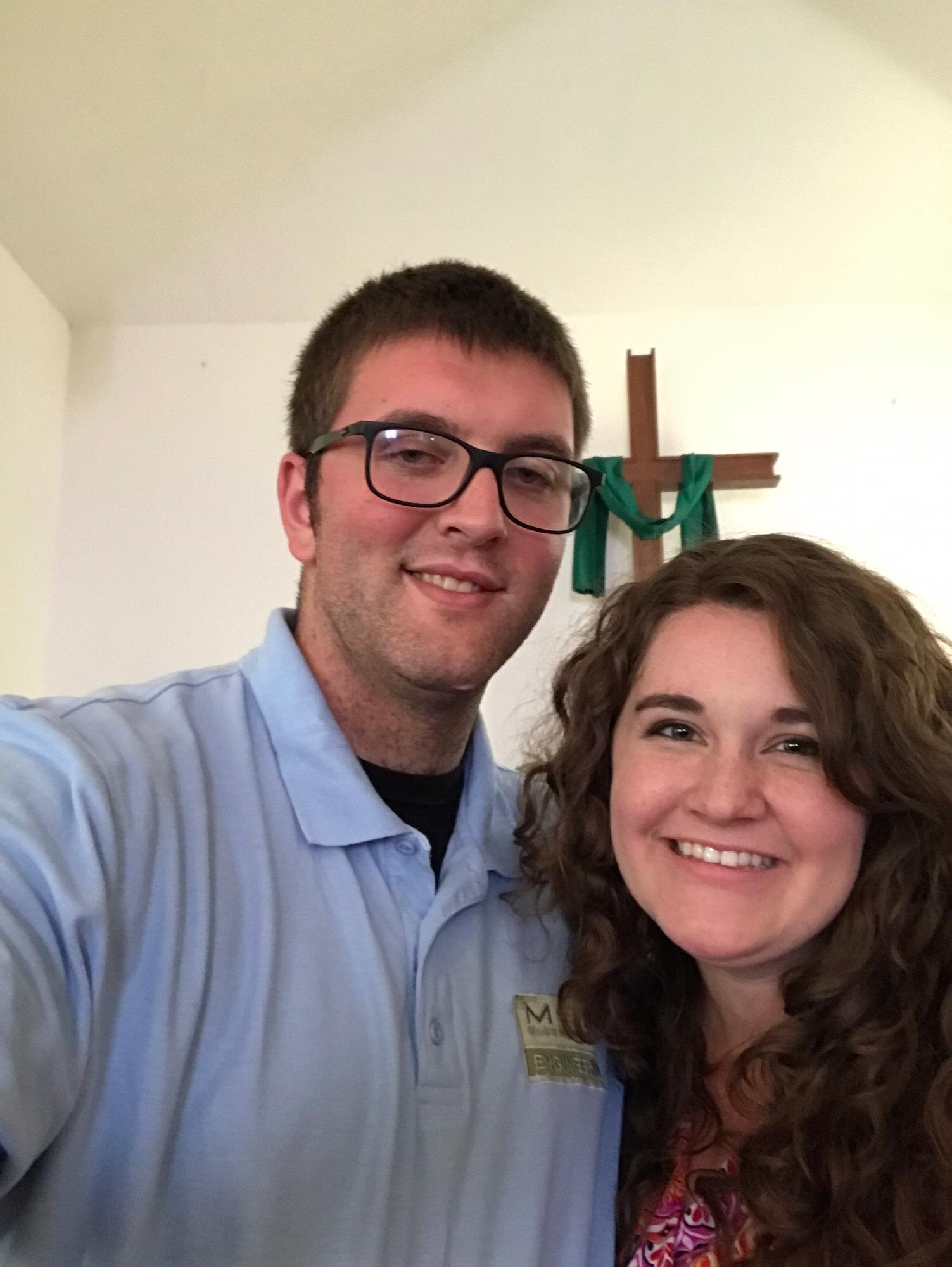 Visiting Thomas childhood church