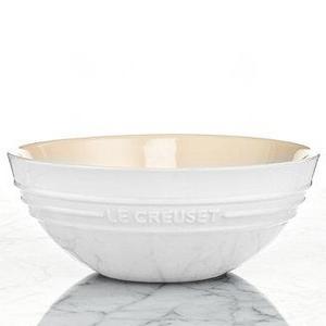 Le Creuset Large Enameled Bowl - WHITE