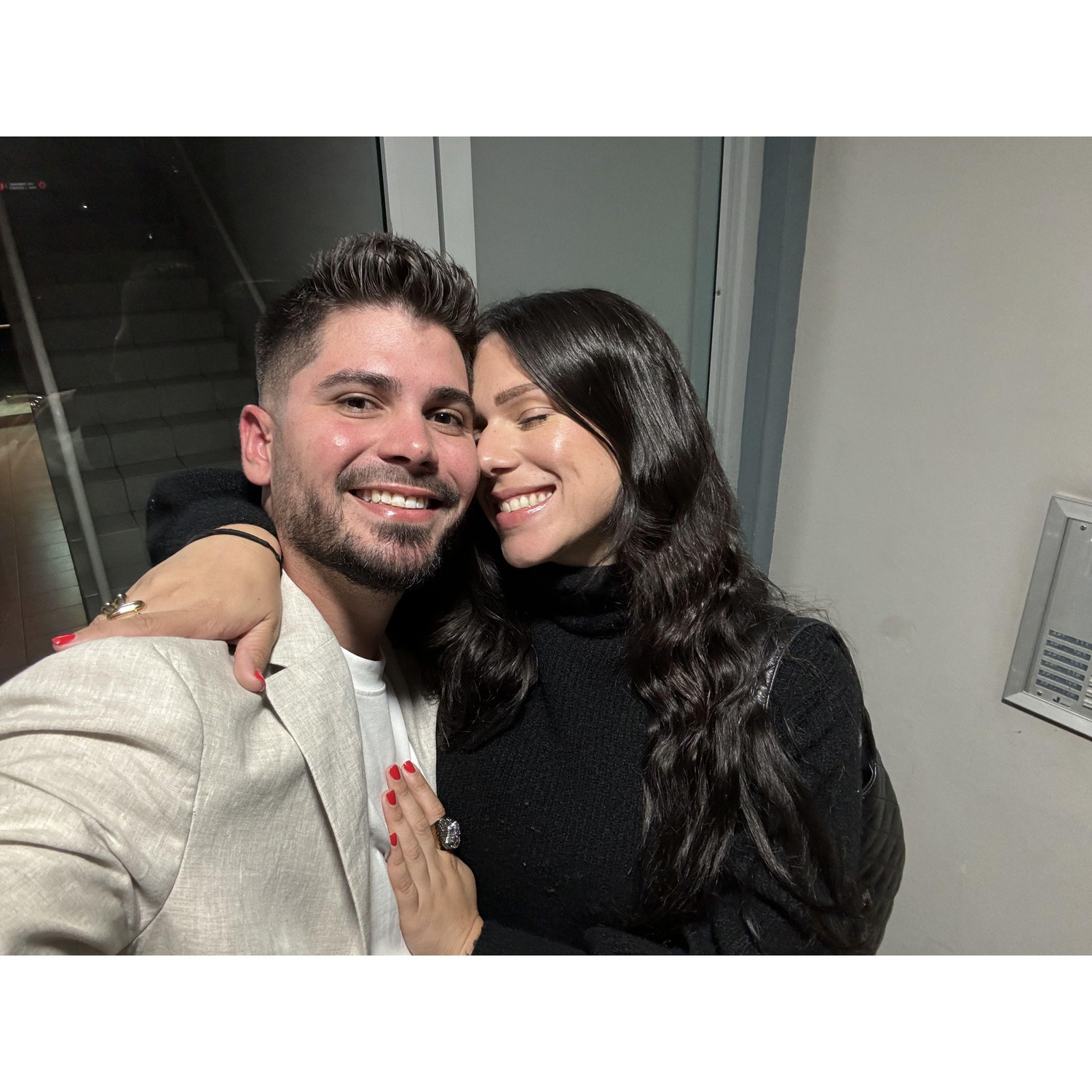 The night we got engaged