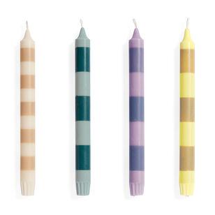 HAY Stripe Candles - Set of 4