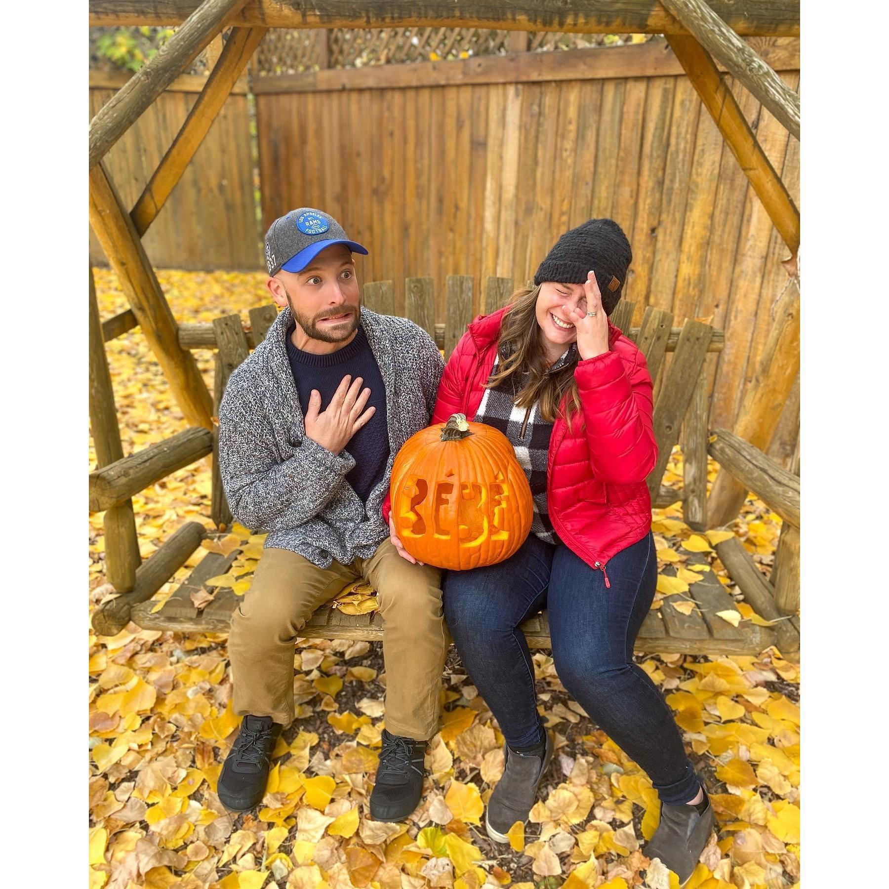 Baby Hackman is going to love spooky season just like his parents!