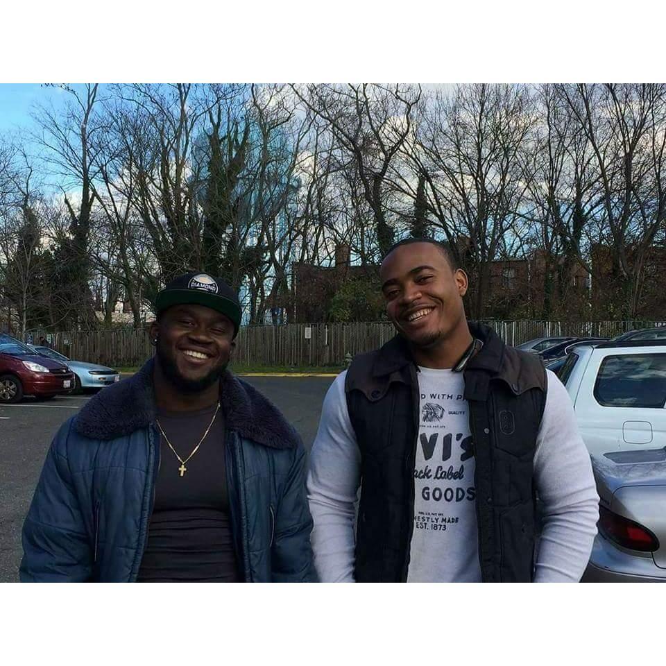 My brothers and grooms men Clinton and Amstrong