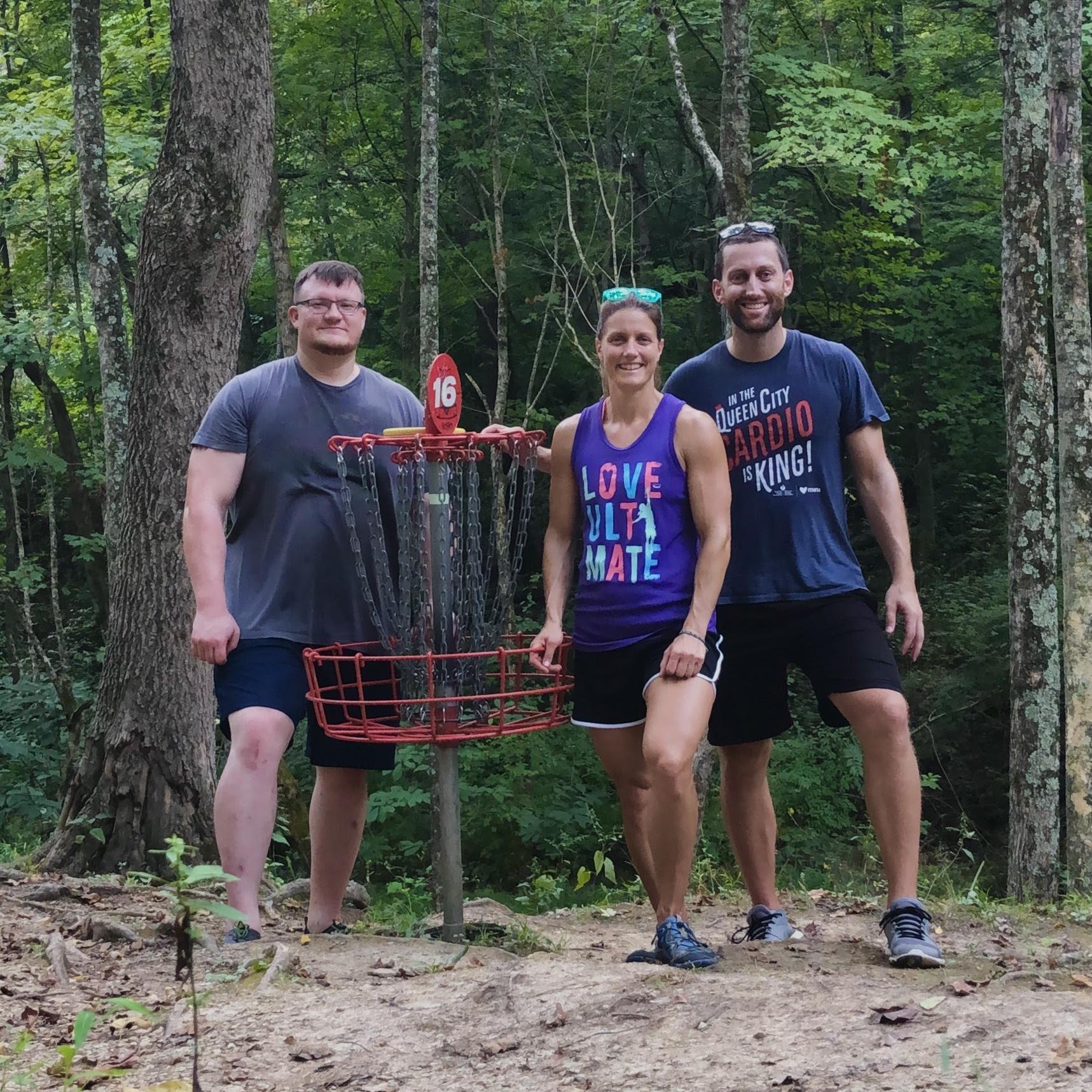 Disc golf with Dan.