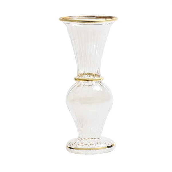 Trumpet Bud Vase in Clear