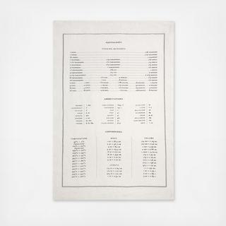 Measures Tea Towel