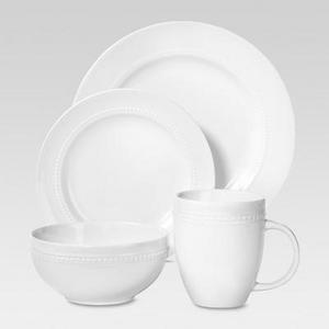 White Dinner Set