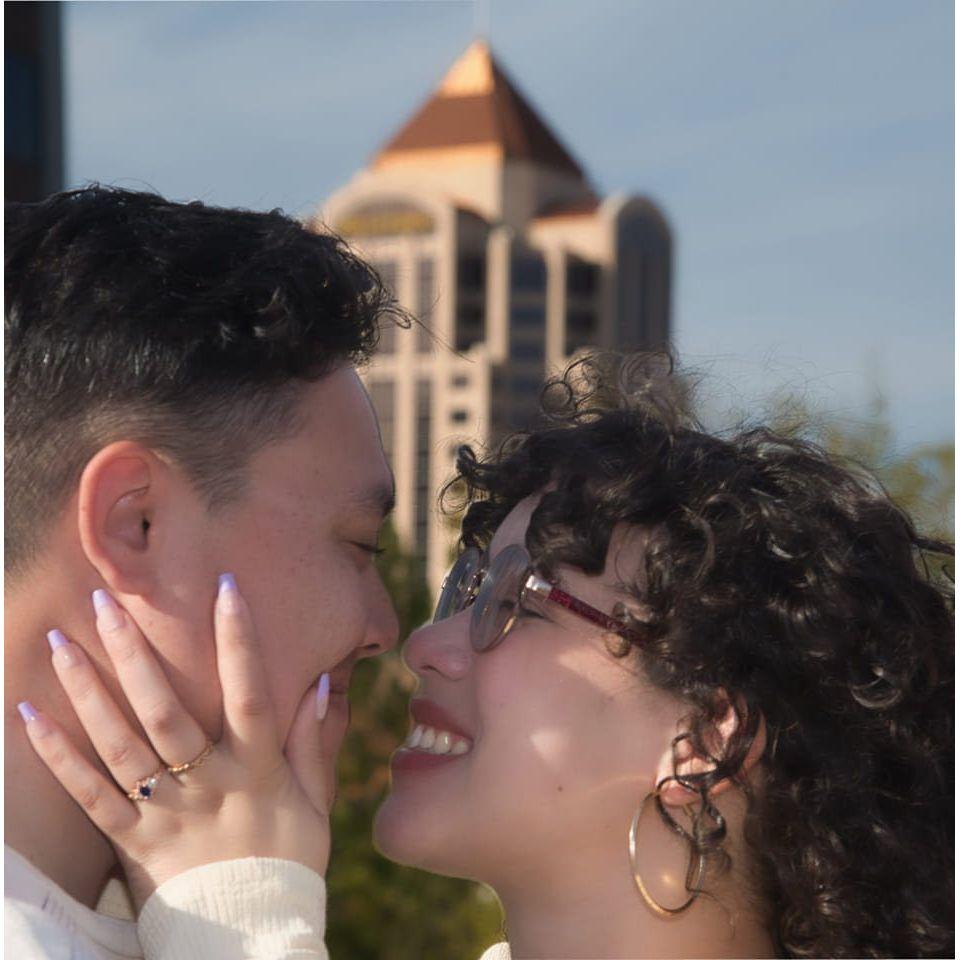 She said yes!