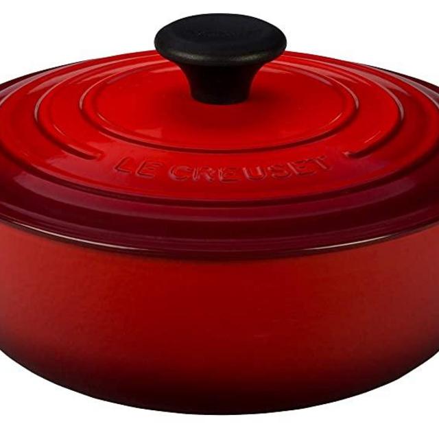 Le Creuset Enameled Cast Iron Signature Sauteuse Oven, 3.5 qt., Cerise