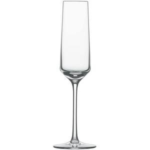 Schott Zwiesel Tritan Crystal Glass Pure Stemware Collection Champagne Flute with Effervescence Points, 7.1-Ounce, Set of 6