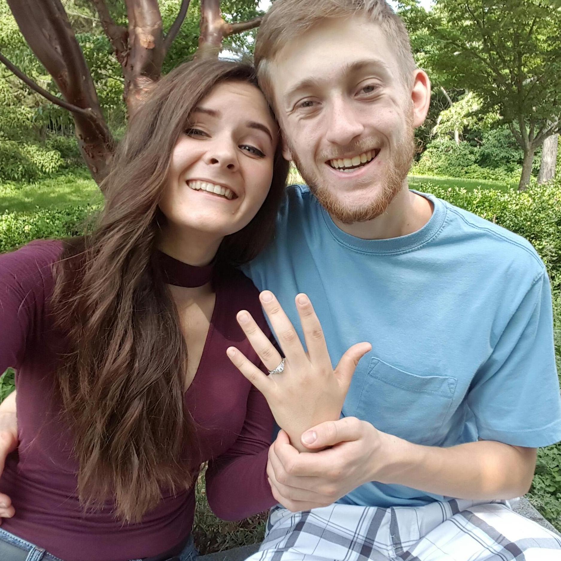 The day after Nathaniel proposed, he took me to the Beardsley Zoo for my birthday! We took some cute engagement photos because we were so excited!