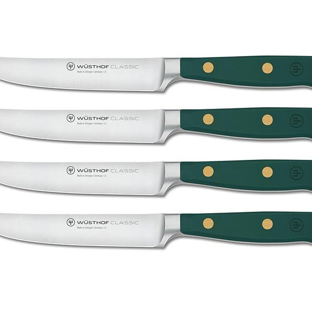 WÜSTHOF Classic Fresh Rosemary 4-Piece Steak Knife Set