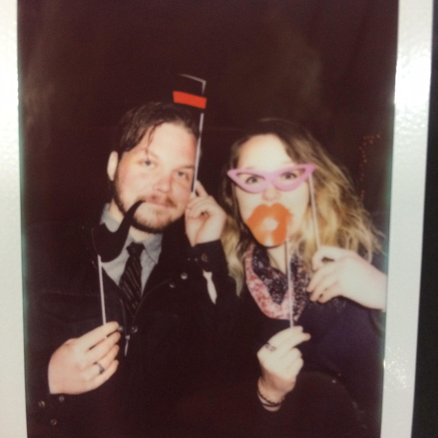 A polaroid taken at a friend's wedding, 2016
