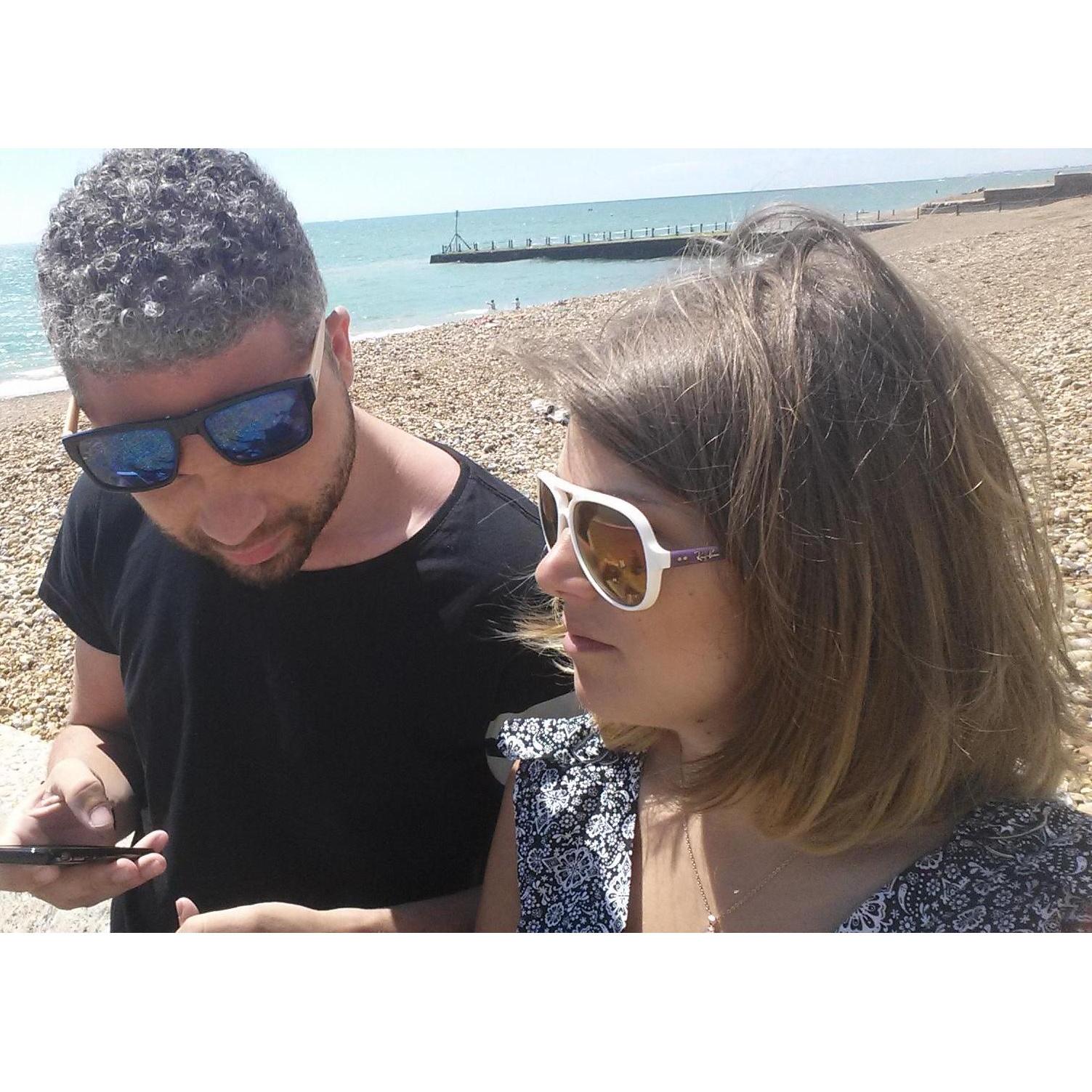 On Brighton beach