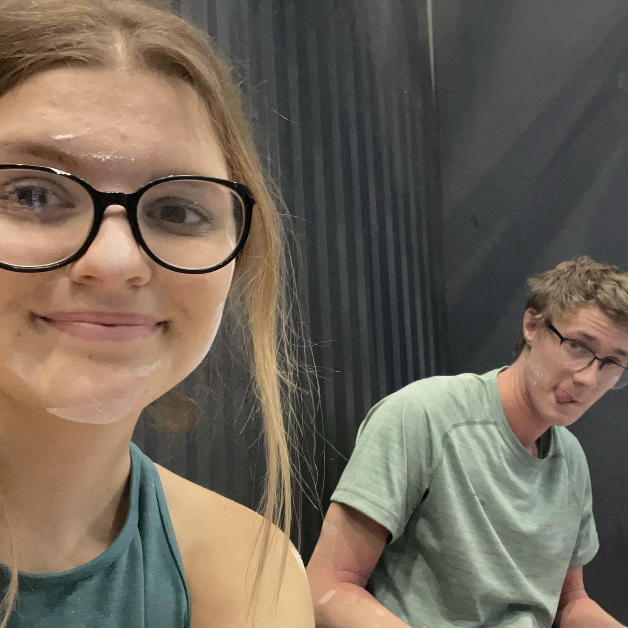 Emily took James and one of his good friends indoor rock climbing - one of the very first times we hung out as our friendship was growing!