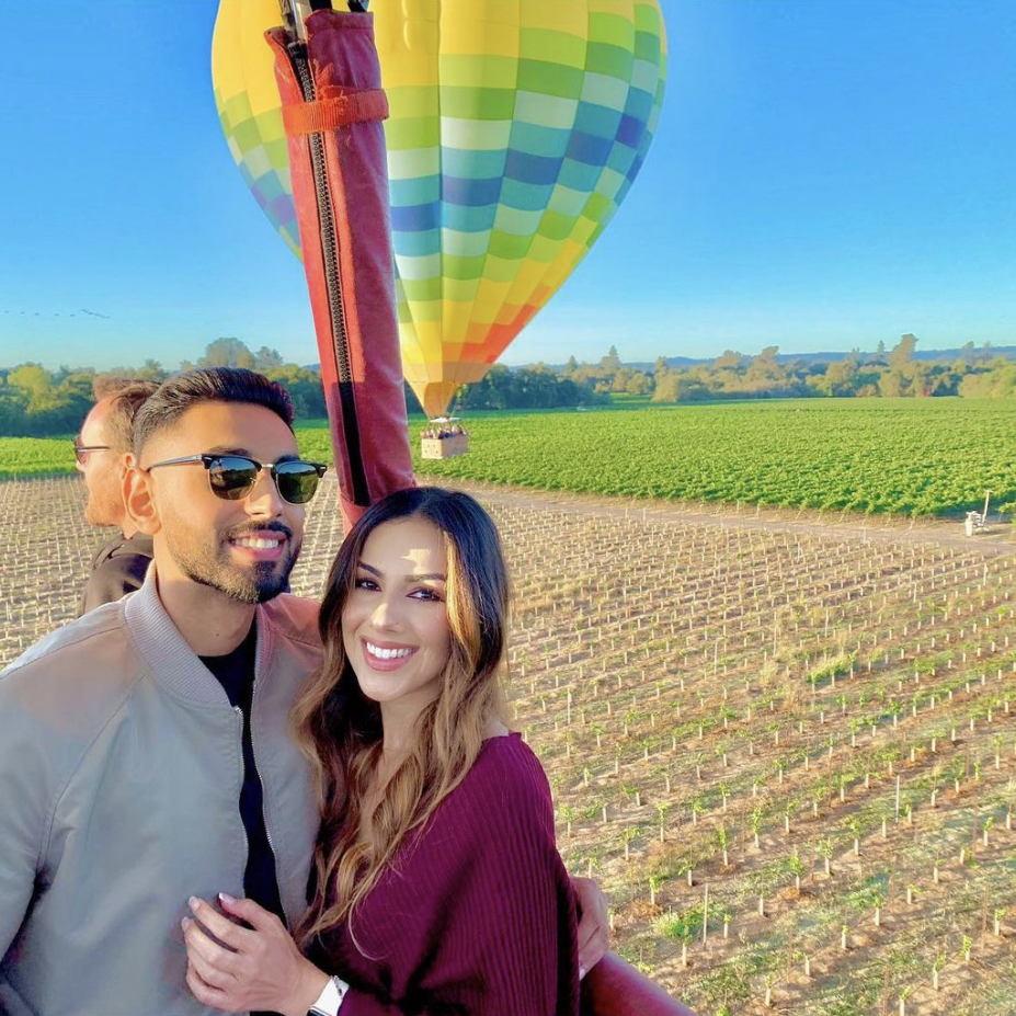 For our 1 year dating anniversary, Ricky booked a hot air balloon adventure in Sonoma!