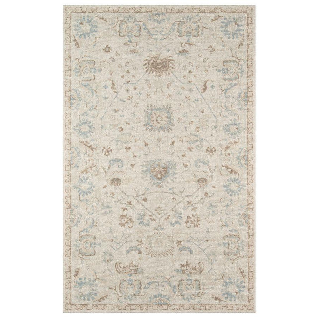Dovie Persian-Style Rug, Beige, 3'3" x 5'
