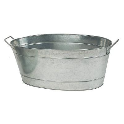 30.5" Large Oval Galvanized Tub Steel - ACHLA Designs