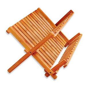Bamboo Folding Dish Rack