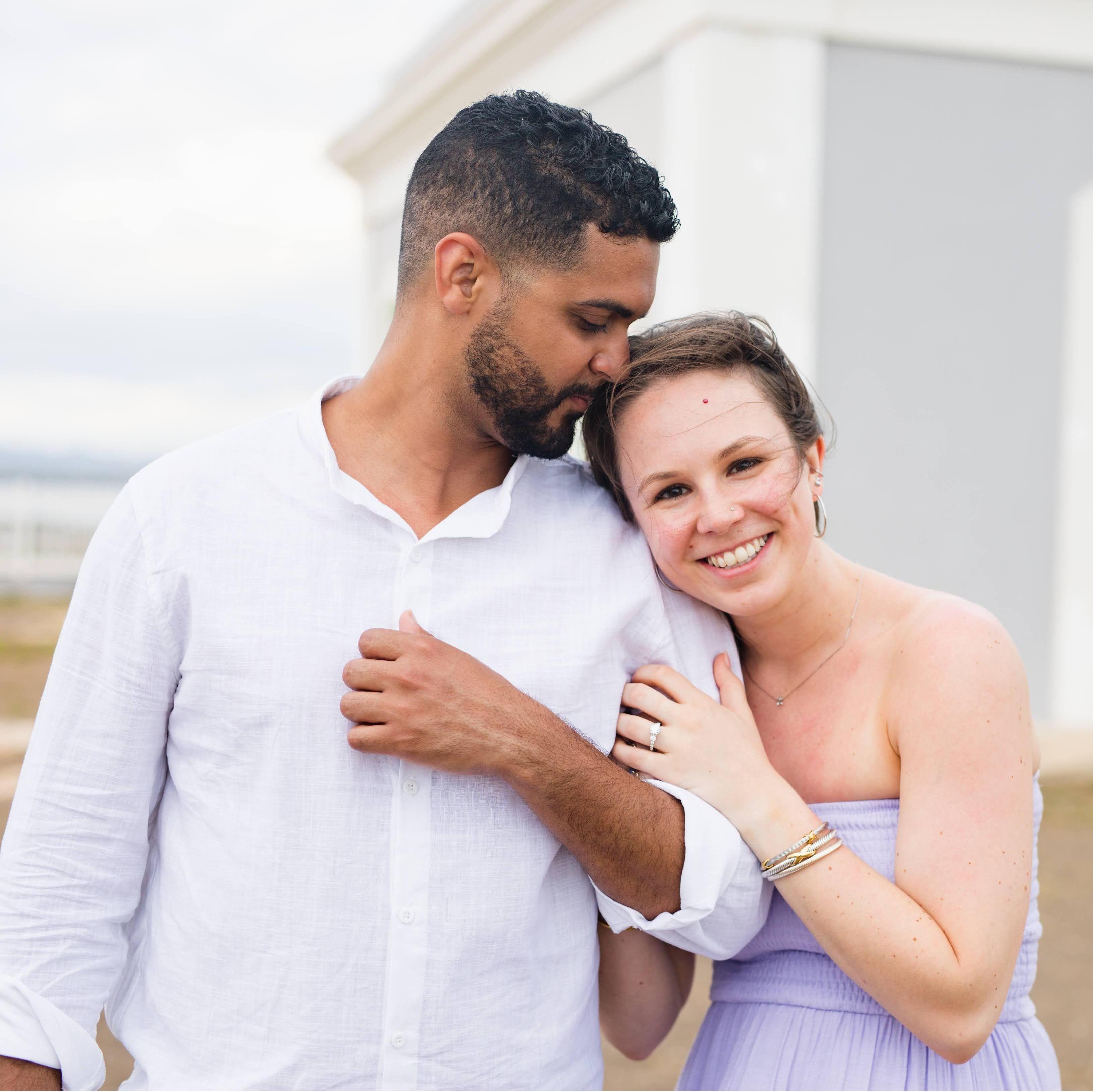 Manny surprised Meg with a photographer for a quite literal engagement shoot right on the cliff in Cabo Rojo! Meg already loved PR but now it's easily a very special place.