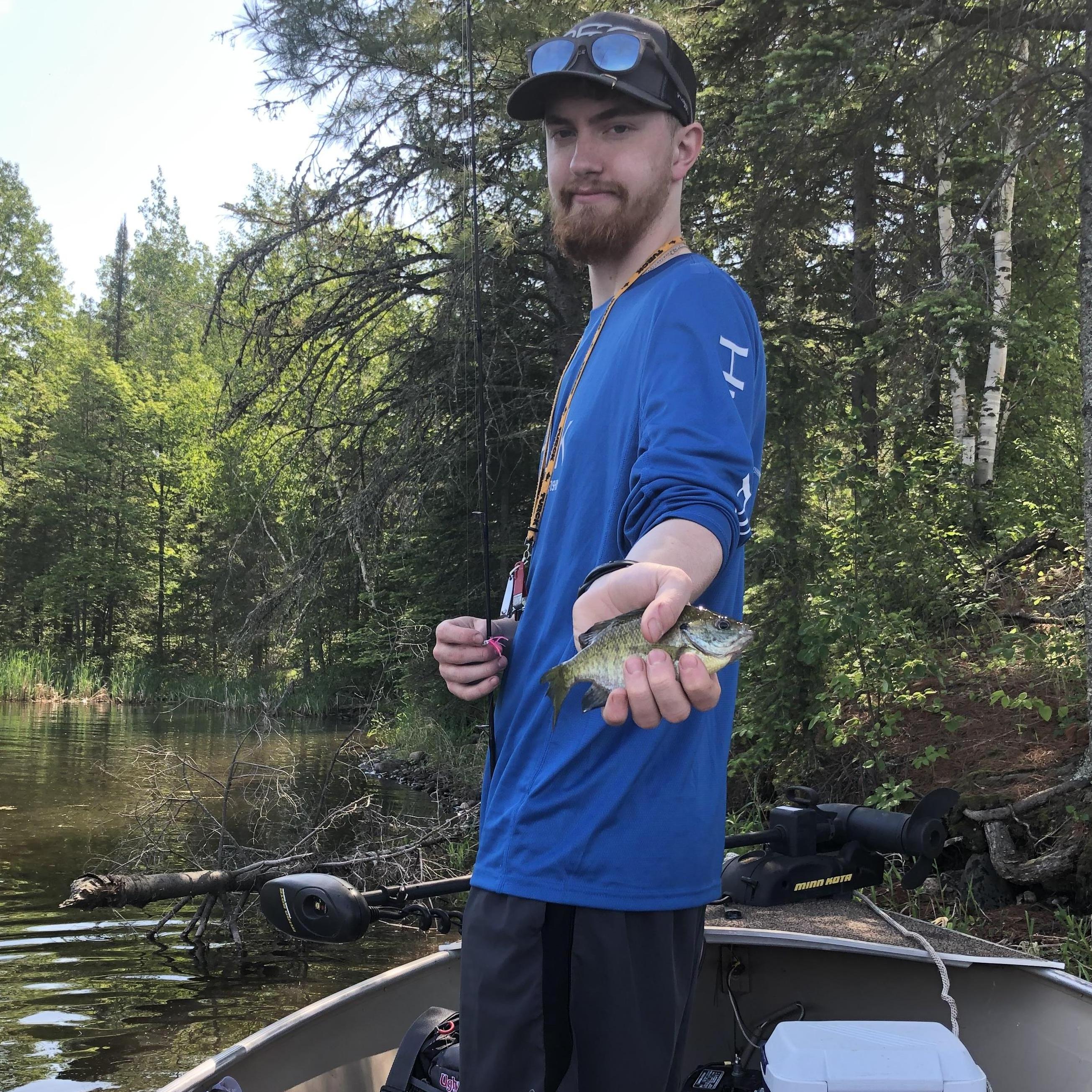 Noah wasn't too impressed by our fishing this day, but our first camping trip together went well!