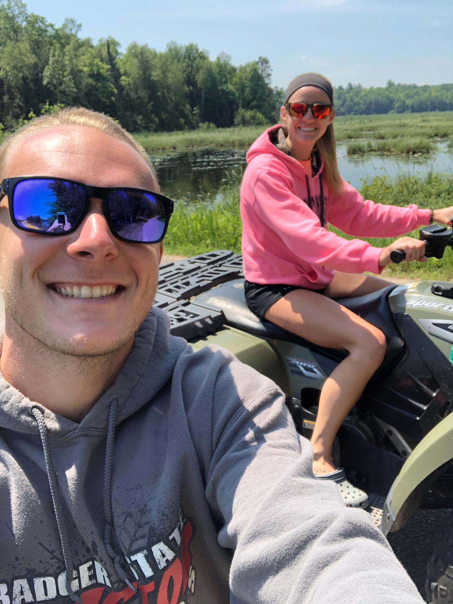 We love riding the trails up north!