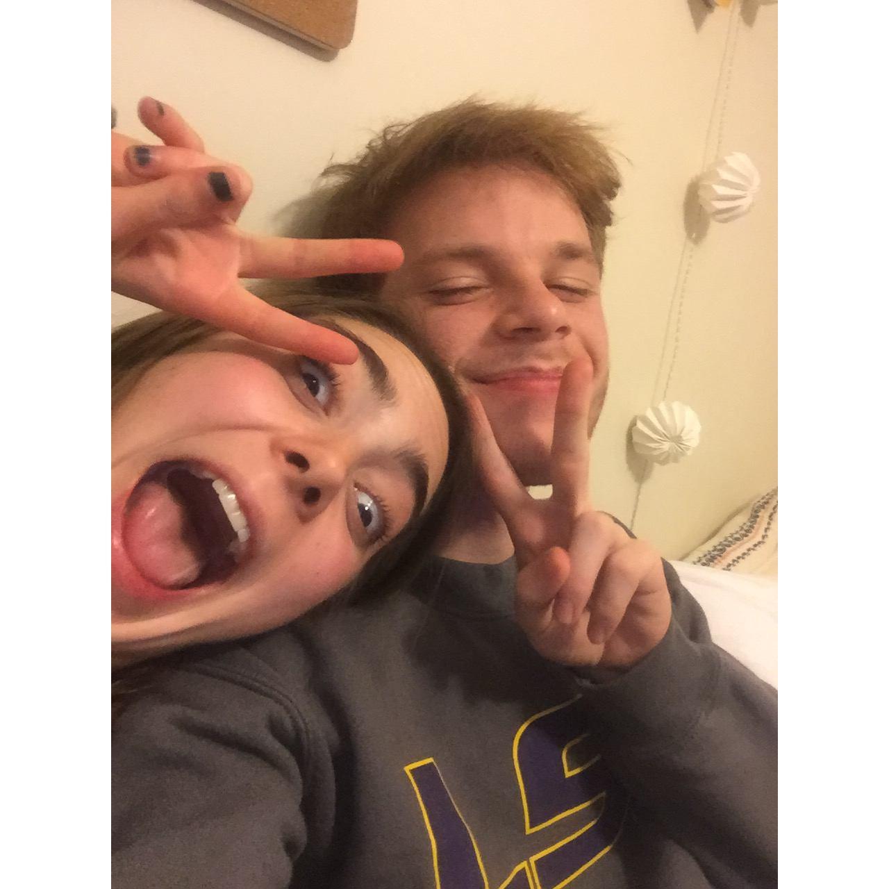 Our first picture together