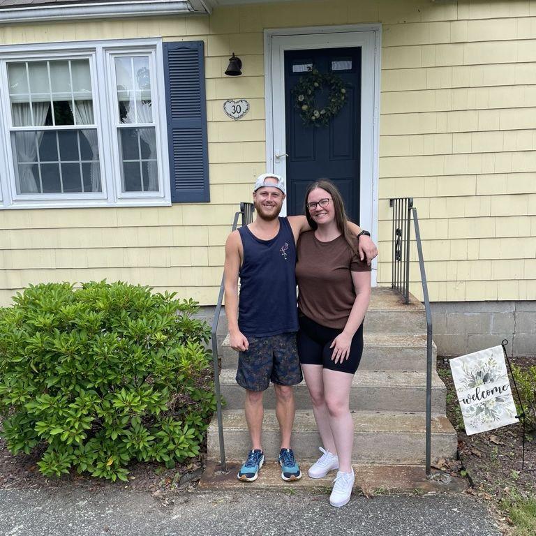 Our first home together.