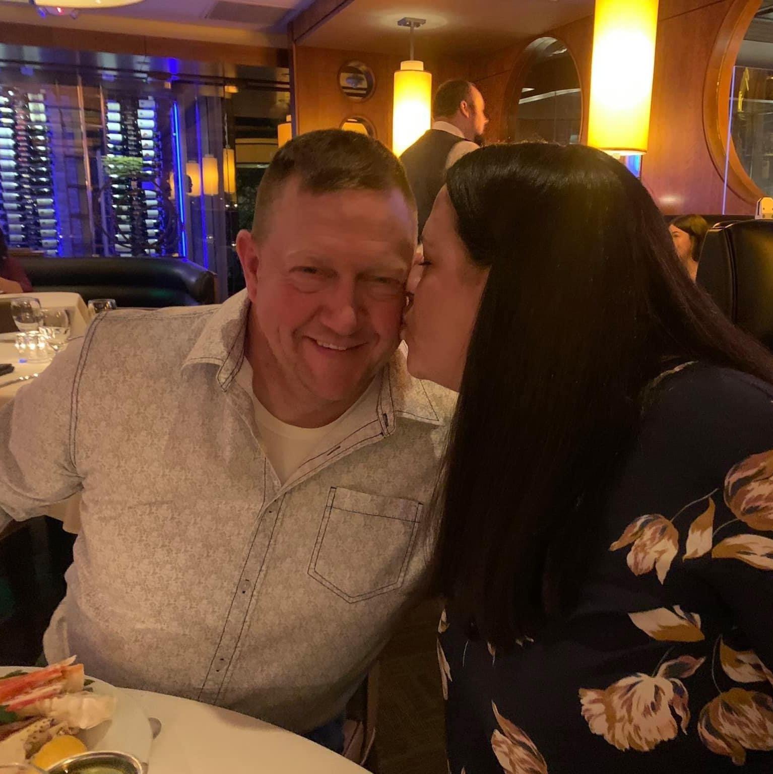 Celebrating a birthday. Downtown Denver.