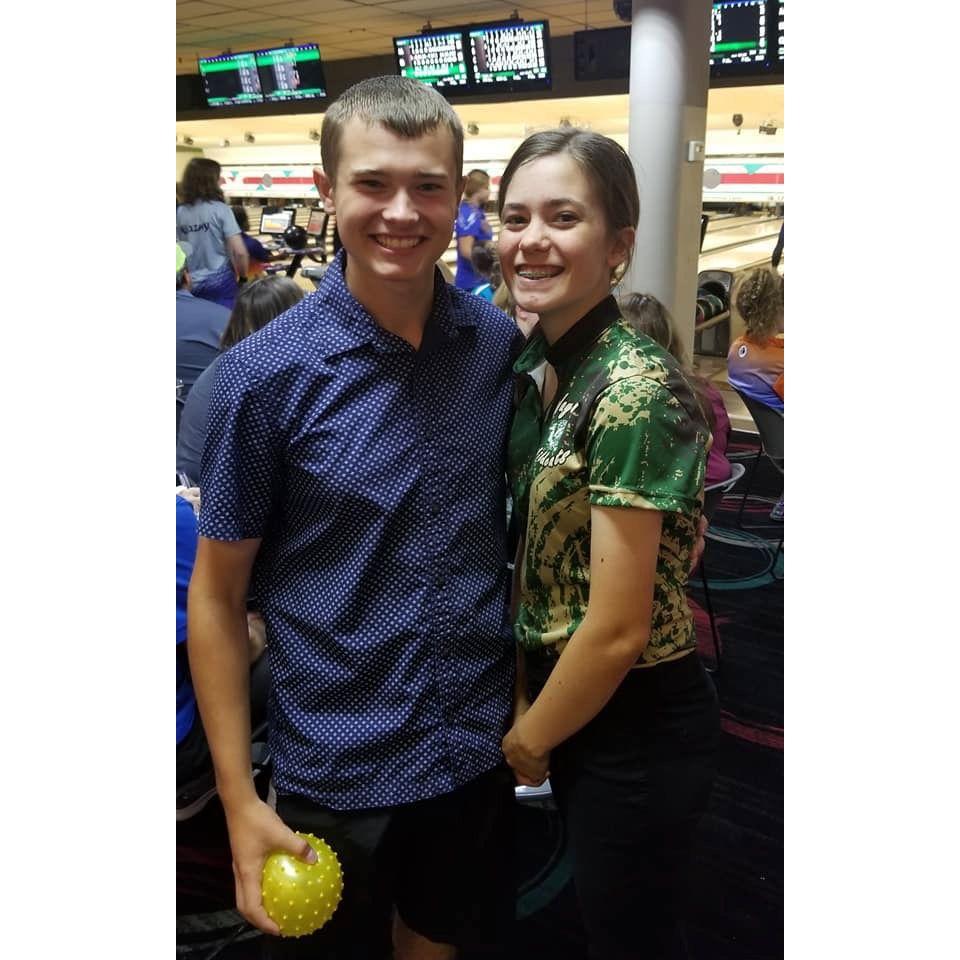 Jordan Watching Bella at a Bowling Tournament 2019