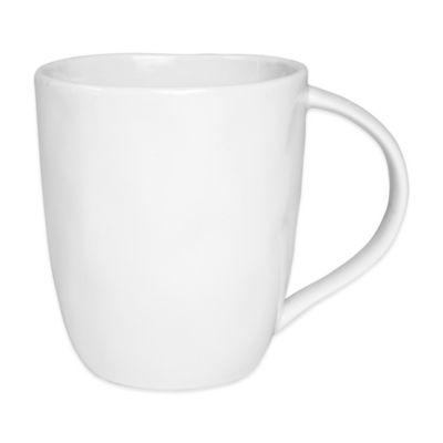 Everyday White® by Fitz and Floyd® Organic-Shaped Mug