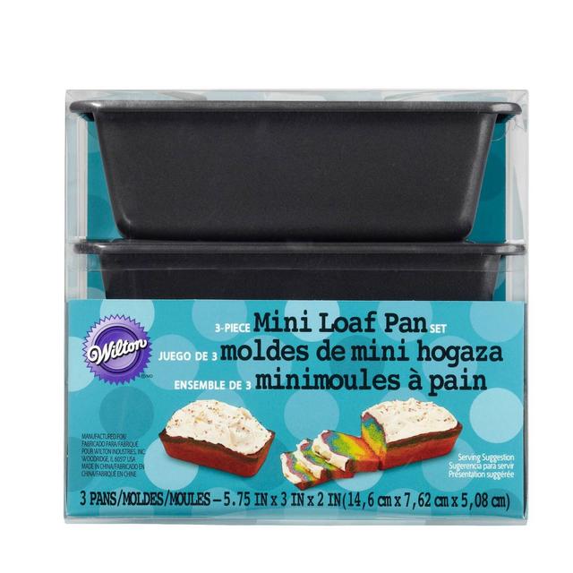 Wilton 3pc Non-Stick Mini Loaf Pan Set