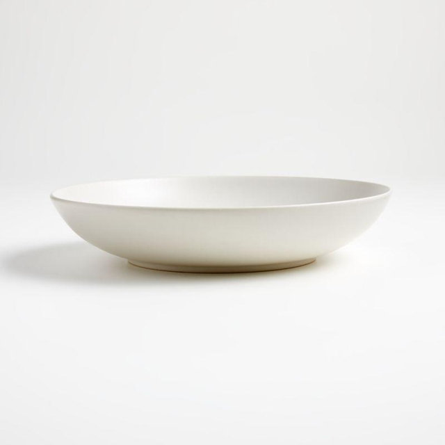 Craft 10" Linen Cream Low Bowl