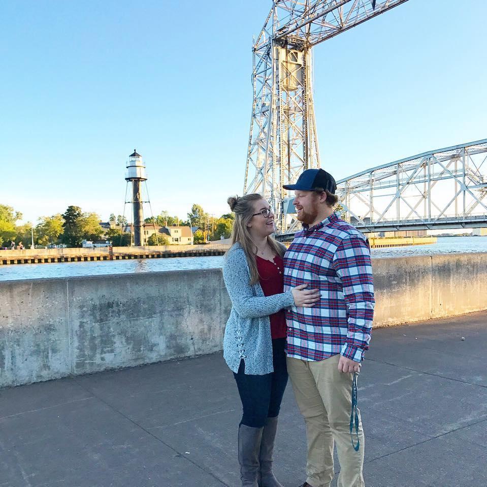 In Canal Park in Duluth, one of our favorite spots in the Twin Ports.