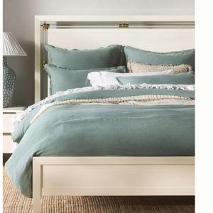 Washed Linen Duvet Cover Queen