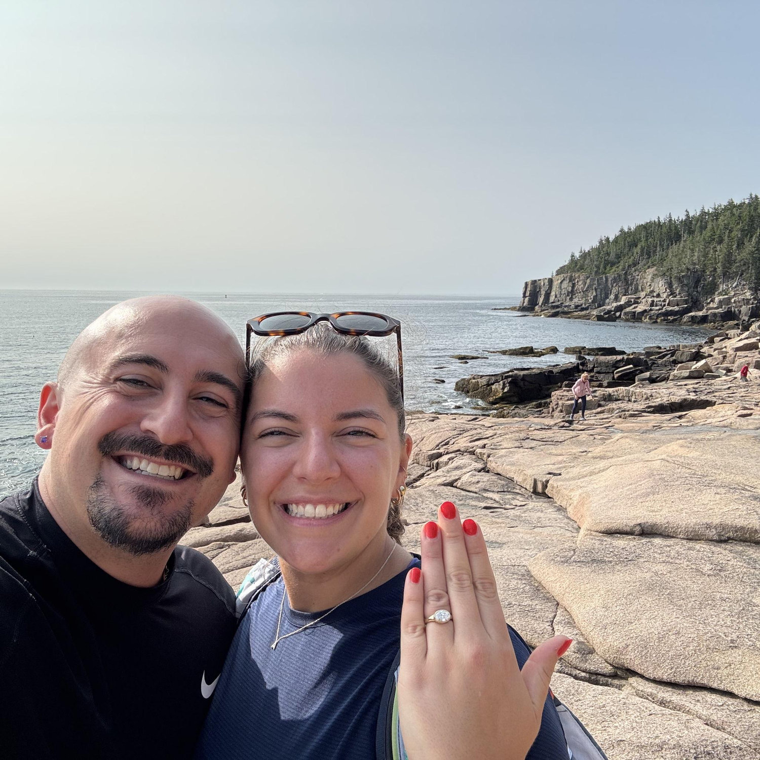 Engaged in Acadia National Park | August 9, 2025