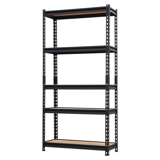 Heavy Duty Storage Shelves 30" x 12" x 72", 5 Tier Durable Metal Construction, Adjustable Shelving, Storage Utility Rack Shelf Unit for Garage