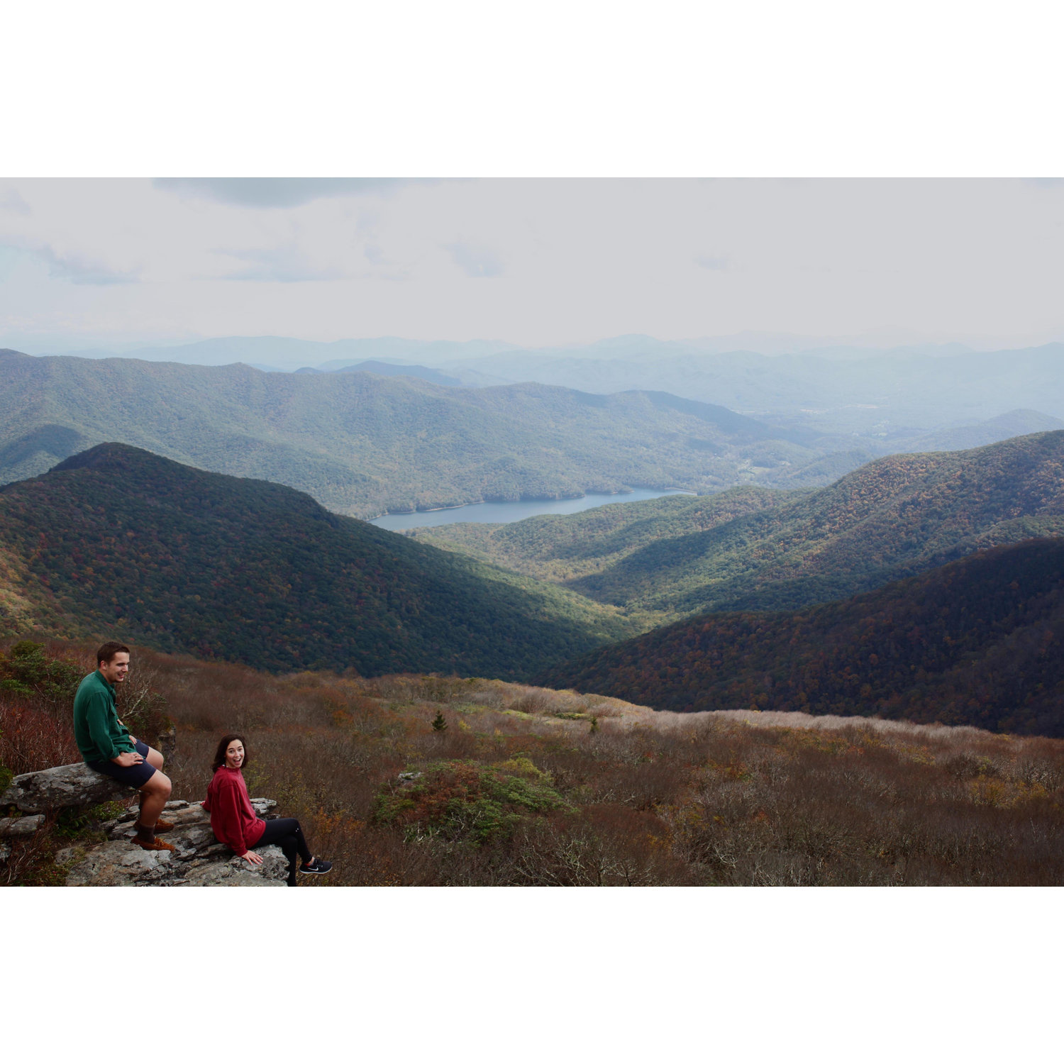Micah and I have taken four trips out to the blue ridge parkway together and it is where we started dating