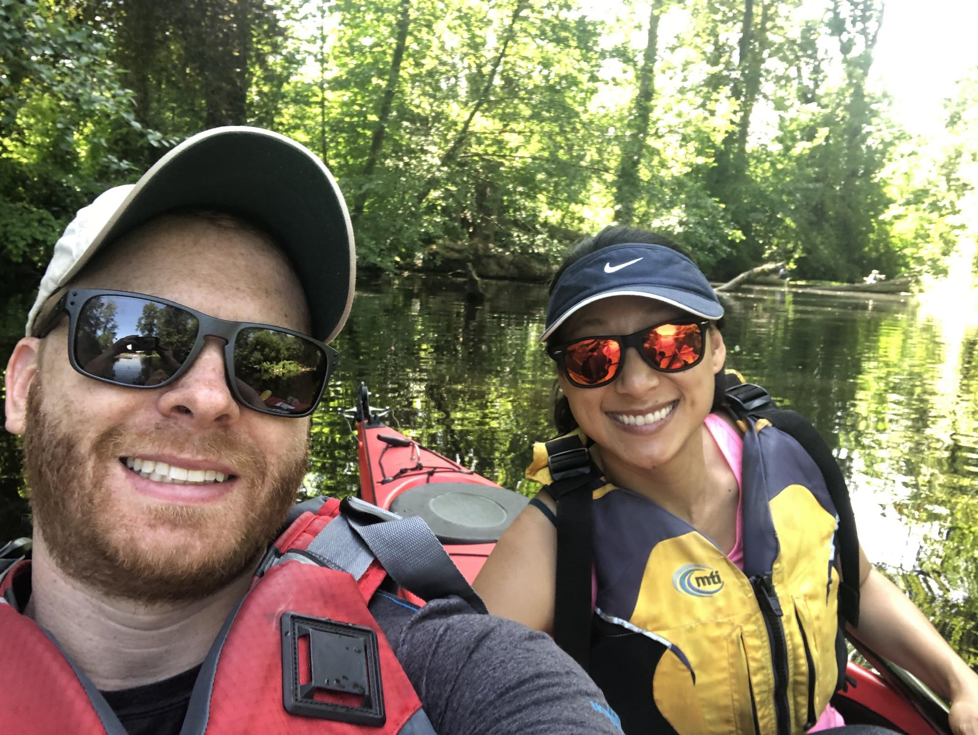 Frequent past time: kayaking around Seattle