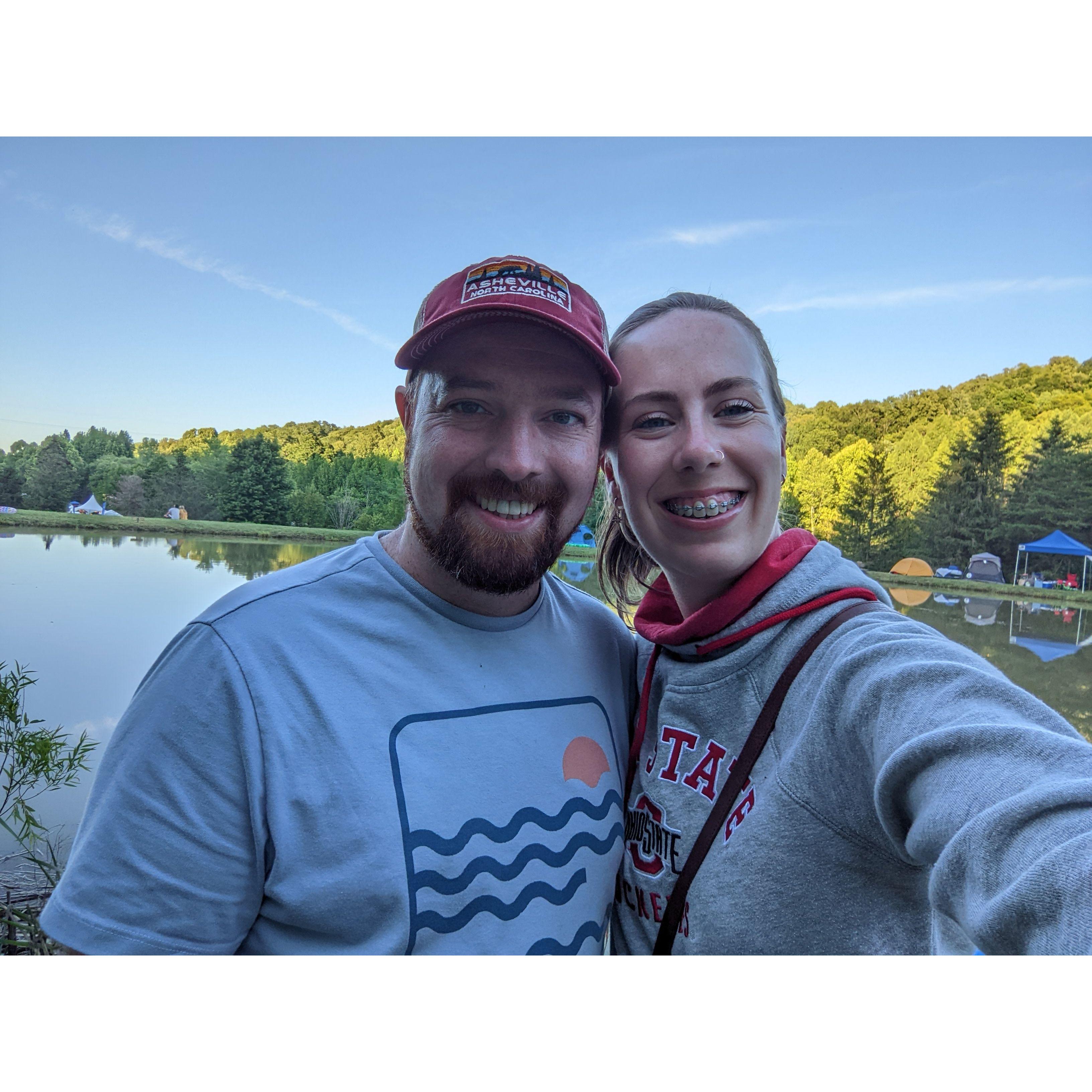 Camping at Duck Creek Music Festival, June 2022. Yip yip!