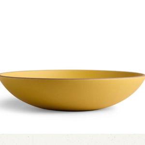 Shallow Salad Bowl in Calendula